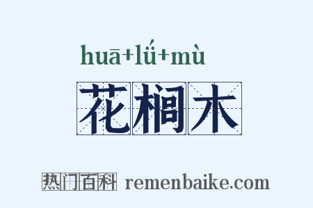 花榈木是什么意思的图片